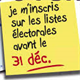 01 - S'inscrire sur les listes électorales.